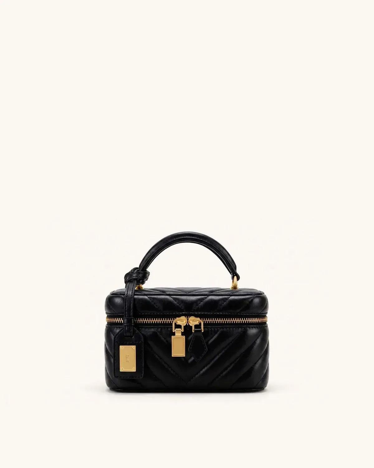 Жіноча сумка з верхньою ручкою JW PEI Cleo Box Shape Top Handle Bag, вугільно-чорна — фото 2