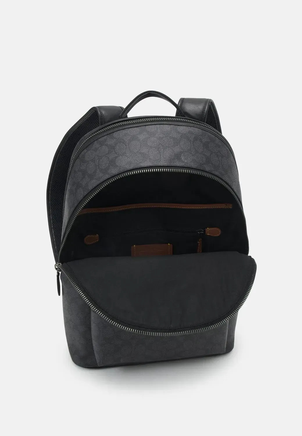 Рюкзак унісекс COACH Charter Backpack In Signature, Charcoal — фото 3
