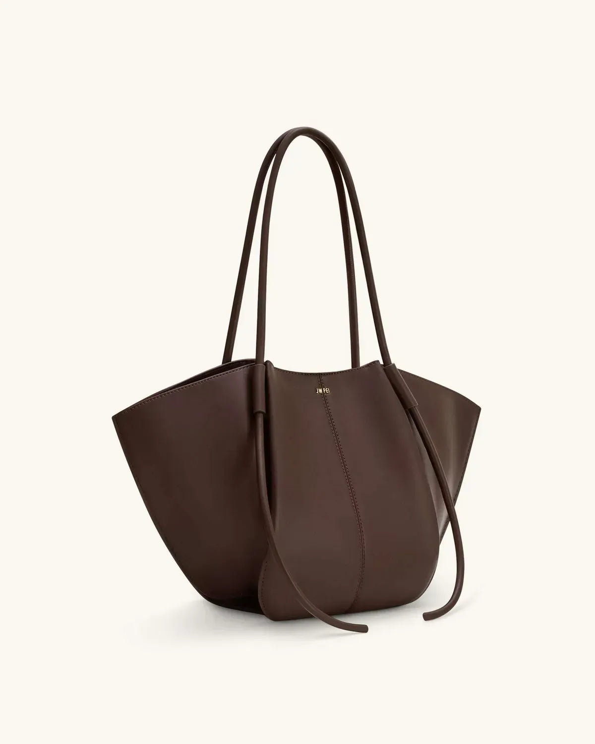 Жіноча сумка-тоут JW PEI Nala Wide Tote Bag, насичено-коричнева — фото 15
