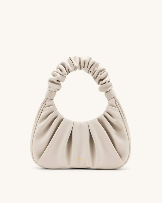 Жіноча сумка-хобо JW PEI Gabbi Ruched Hobo Handbag, айворі