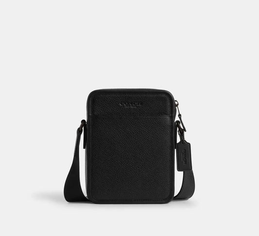 Чоловіча сумка кросбоді COACH Sullivan Crossbody Bag, Black Copper / Black
