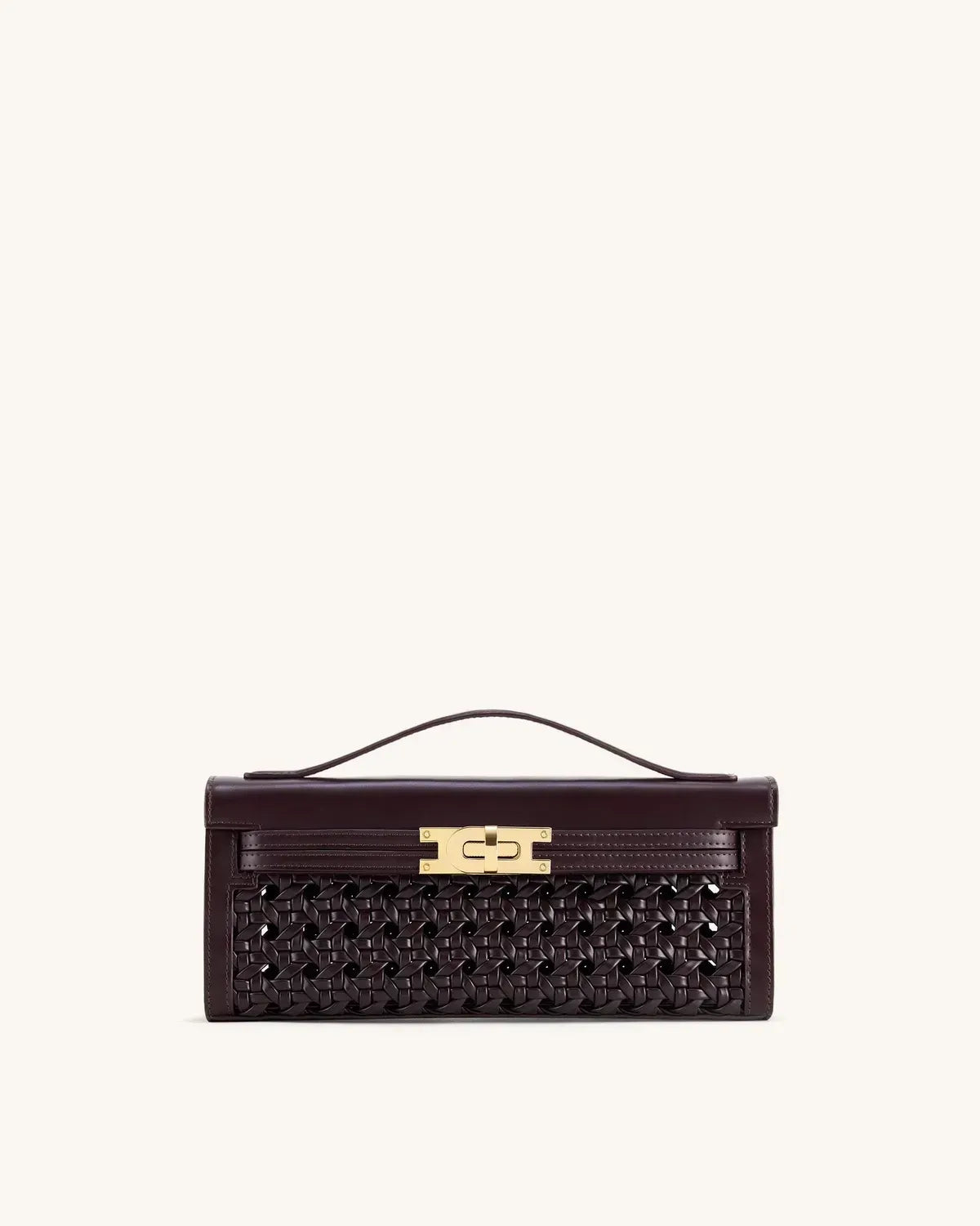 Жіноча сумка з верхньою ручкою JW PEI Bria Structured Top Handle Bag, темно-червона — фото 6