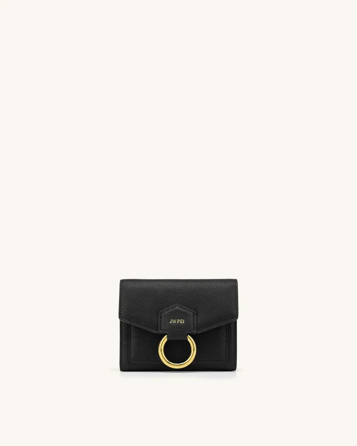 Жіночий гаманець JW PEI Stella Wallet, чорний (зерниста веганська шкіра)