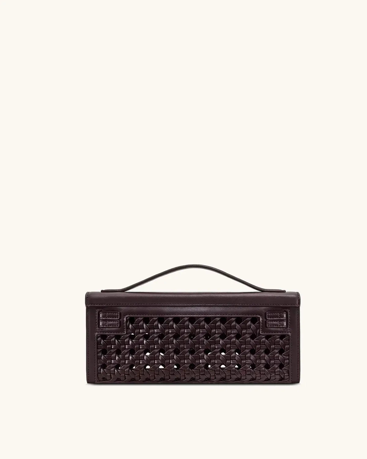 Жіноча сумка з верхньою ручкою JW PEI Bria Structured Top Handle Bag, темно-червона — фото 4