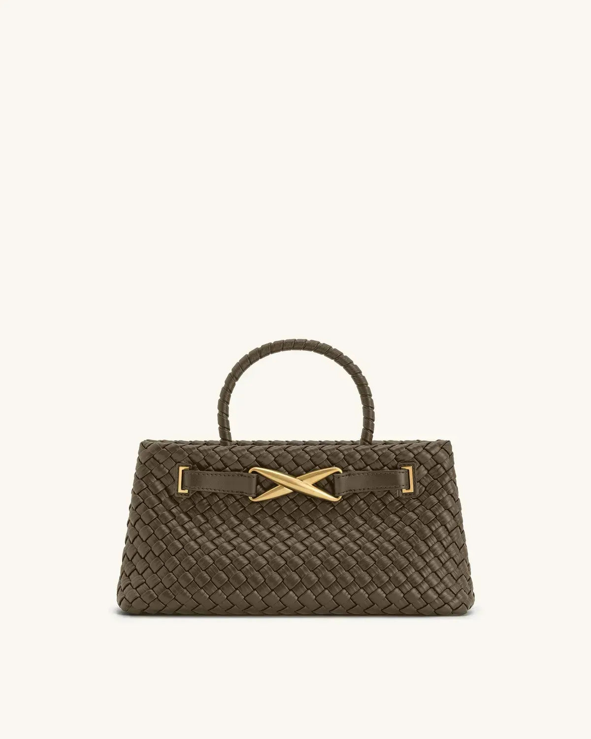 Жіноча сумка-тоут JW PEI Elora Woven Tote Bag, оливкова