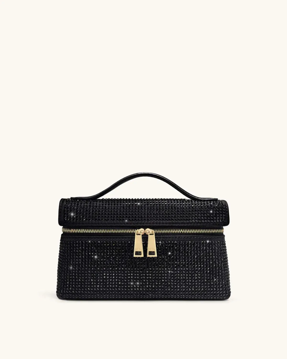 Жіноча сумка з верхньою ручкою JW PEI Thea Artificial Crystal Top Handle Bag, чорна