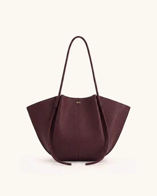 Жіноча сумка-тоут JW PEI Nala Wide Tote Bag, бордова