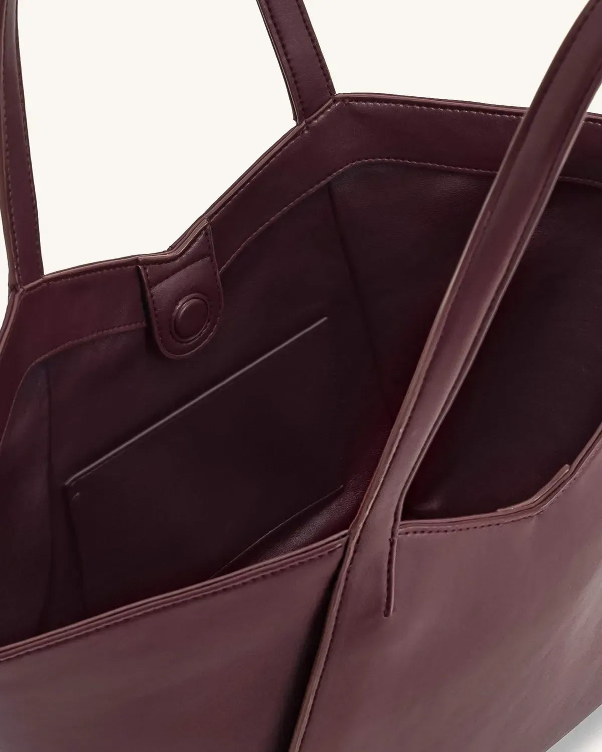 Жіноча сумка-тоут JW PEI Kiana Large Capacity Tote Bag, бордова — фото 4