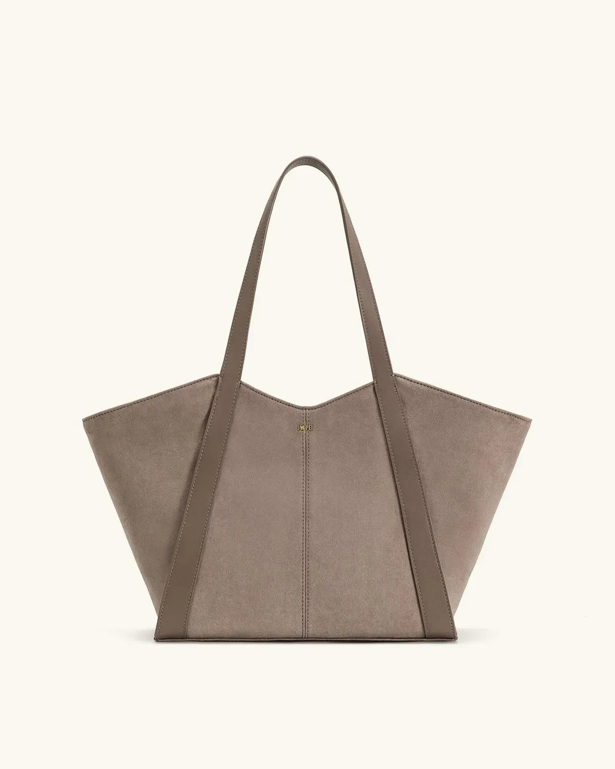 Жіноча сумка-тоут JW PEI Kiana Large Capacity Faux Suede Tote Bag, колір тауп — фото 11