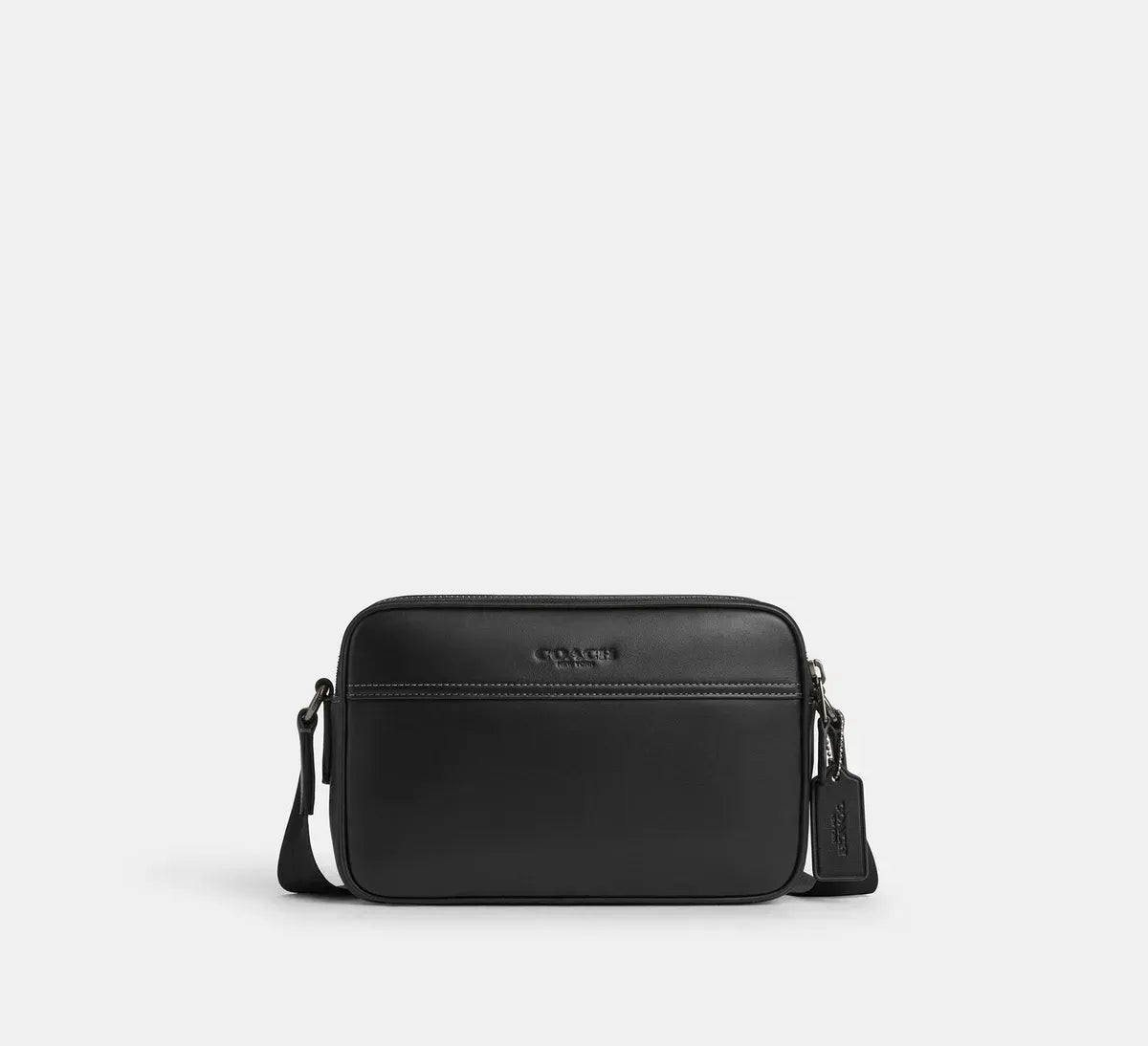 Чоловіча сумка кросбоді COACH Graham Crossbody Bag, Gunmetal Black