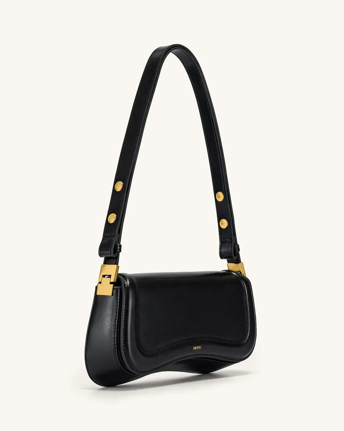 Жіноча сумка на плече JW PEI Joy Shoulder Bag, чорна — фото 3