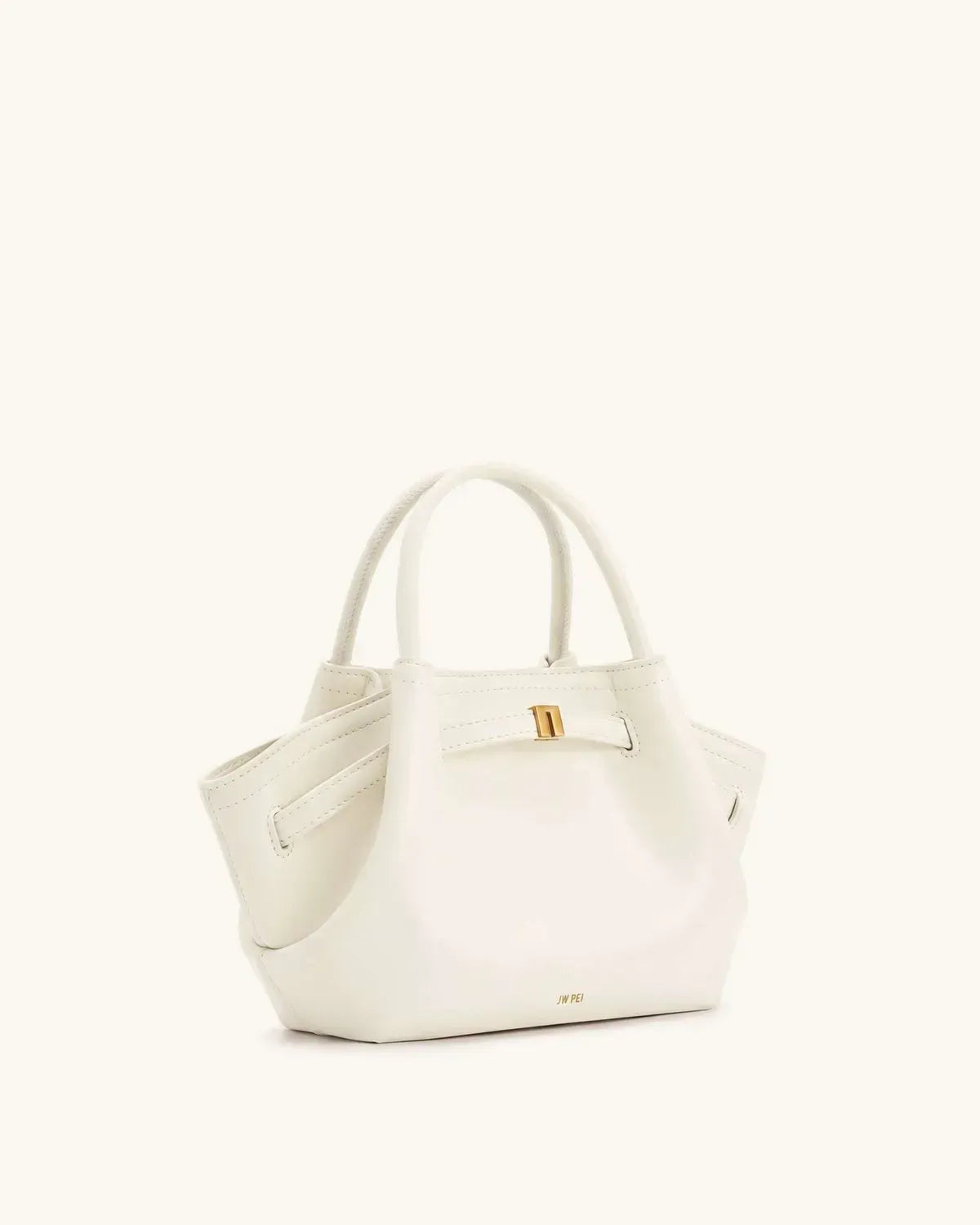 Жіноча сумка-тоут JW PEI Hana Mini Tote Bag, молочна — фото 3