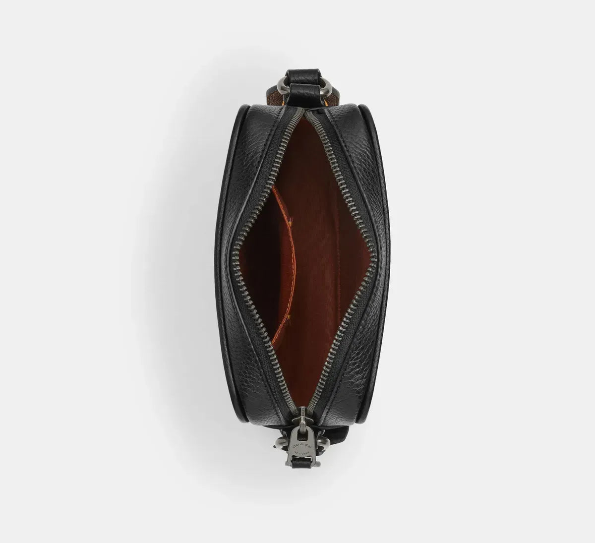 Чоловіча сумка кросбоді COACH Sullivan Crossbody Bag In Signature Canvas, Gunmetal — фото 4