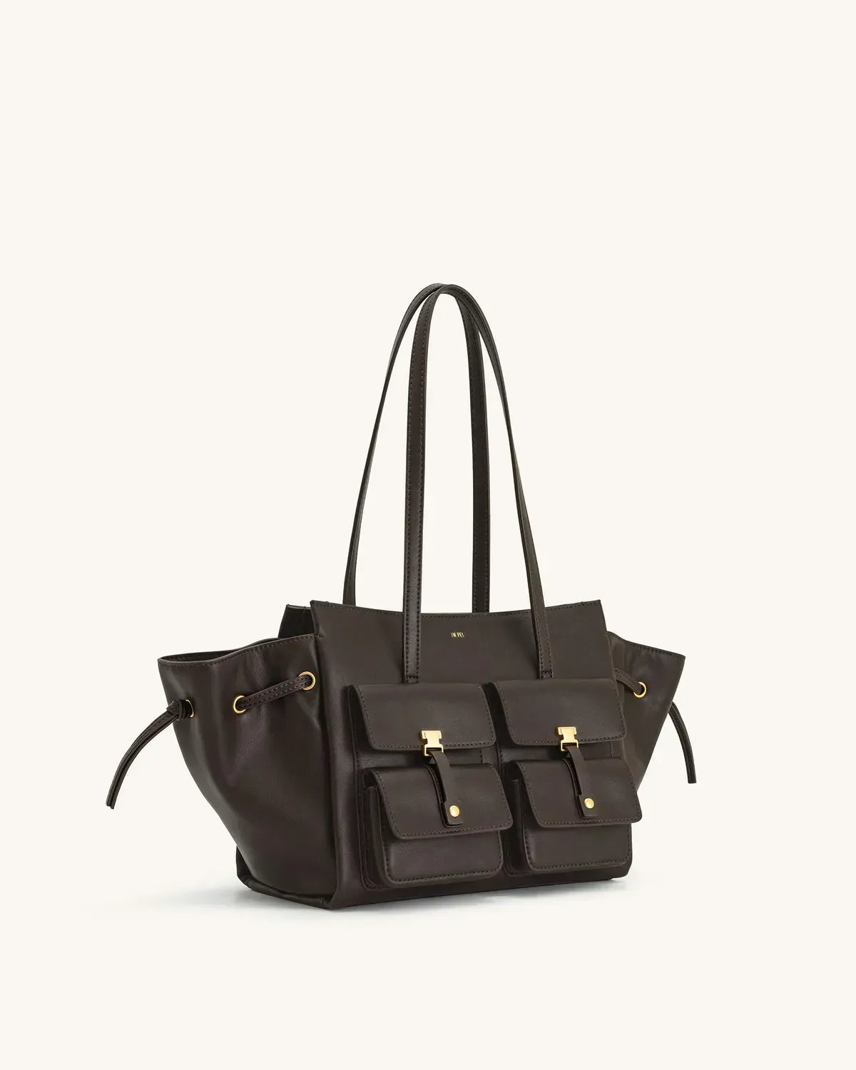 Жіноча сумка-тоут JW PEI Linda Tote Bag, темно-коричнева — фото 2