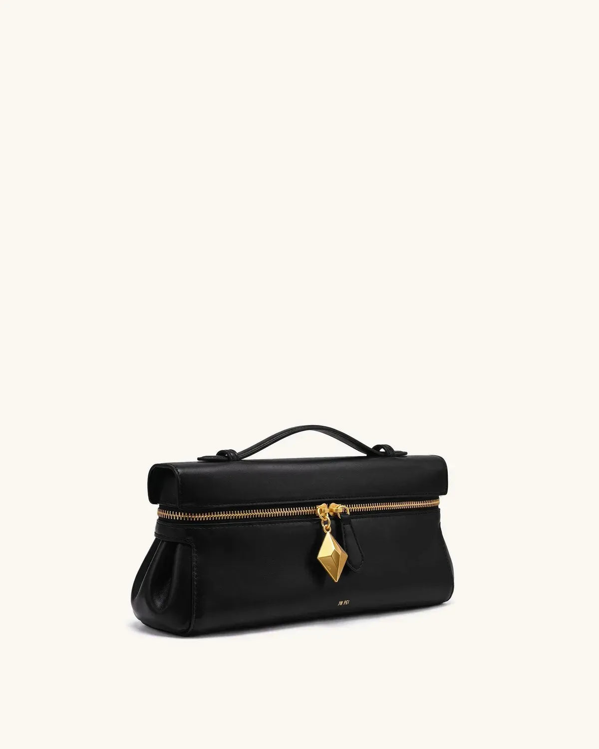 Жіноча сумка з верхньою ручкою JW PEI Thea East-West Top Handle Bag, чорна — фото 2