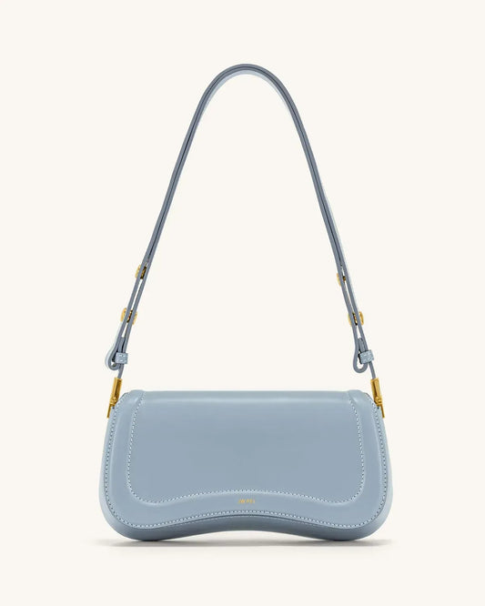 Жіноча сумка на плече JW PEI Joy Shoulder Bag, сталево-блакитна