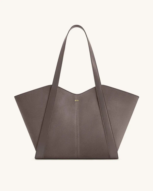 Жіноча сумка-тоут JW PEI Kiana Large Capacity Faux Suede Tote Bag, колір тауп