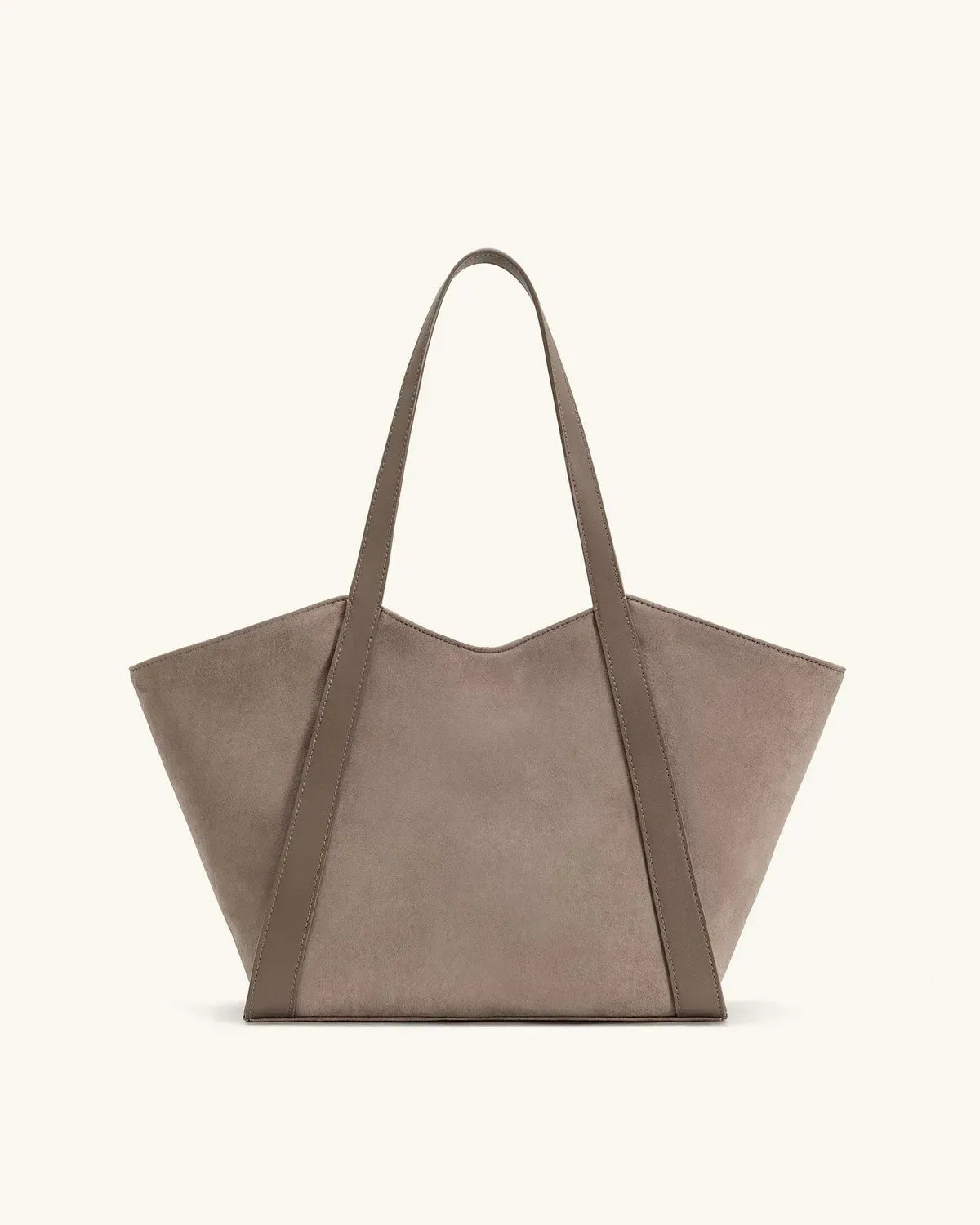 Жіноча сумка-тоут JW PEI Kiana Large Capacity Faux Suede Tote Bag, колір тауп — фото 13