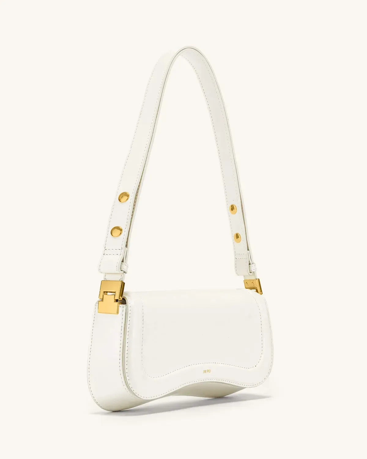 Жіноча сумка на плече JW PEI Joy Shoulder Bag, біла — фото 3