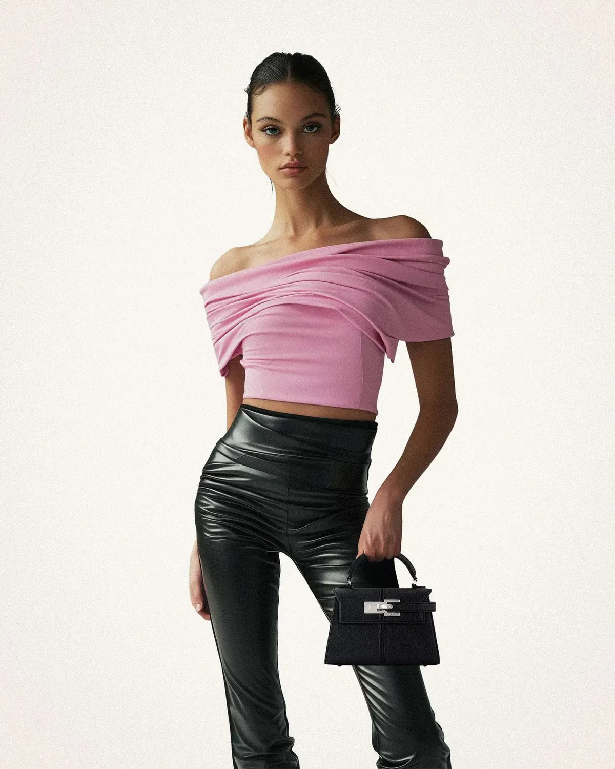 Жіноча сумка з верхньою ручкою JW PEI Elise Top Handle Bag, чорна — фото 9