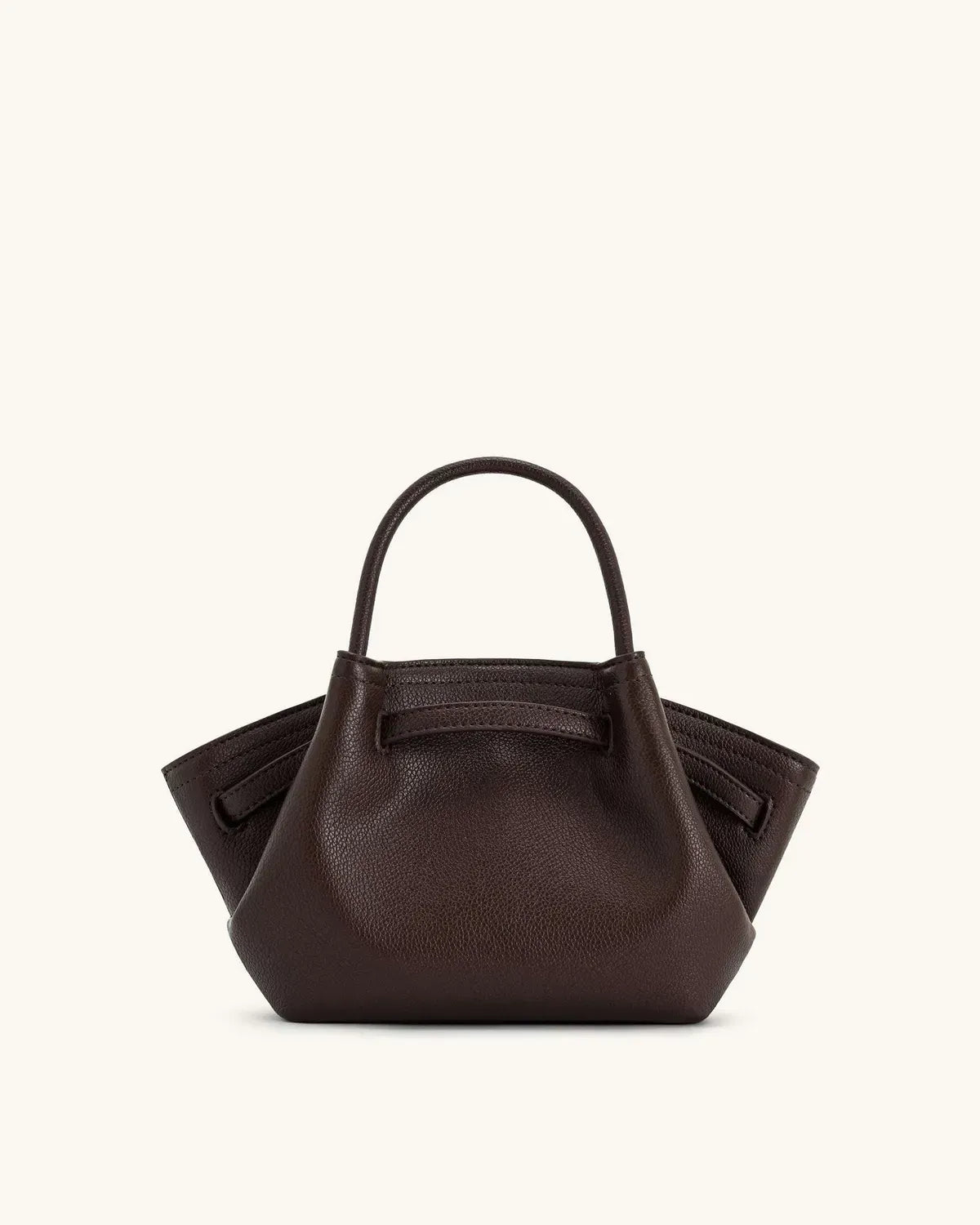 Жіноча сумка-тоут JW PEI Hana Mini Tote Bag, темно-коричнева — фото 4