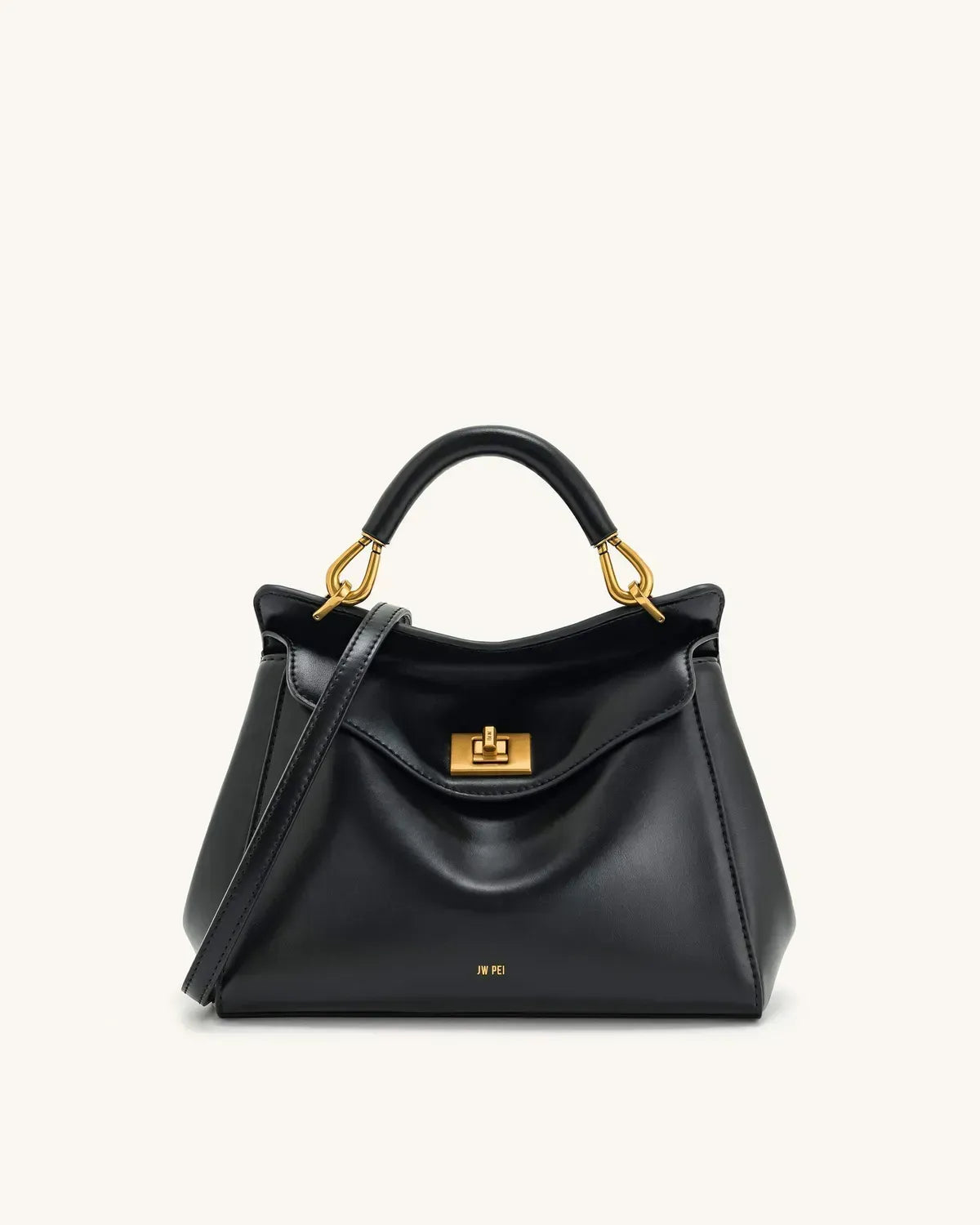 Жіноча сумка з верхньою ручкою JW PEI Lucia Classic Top Handbag, чорна — фото 5