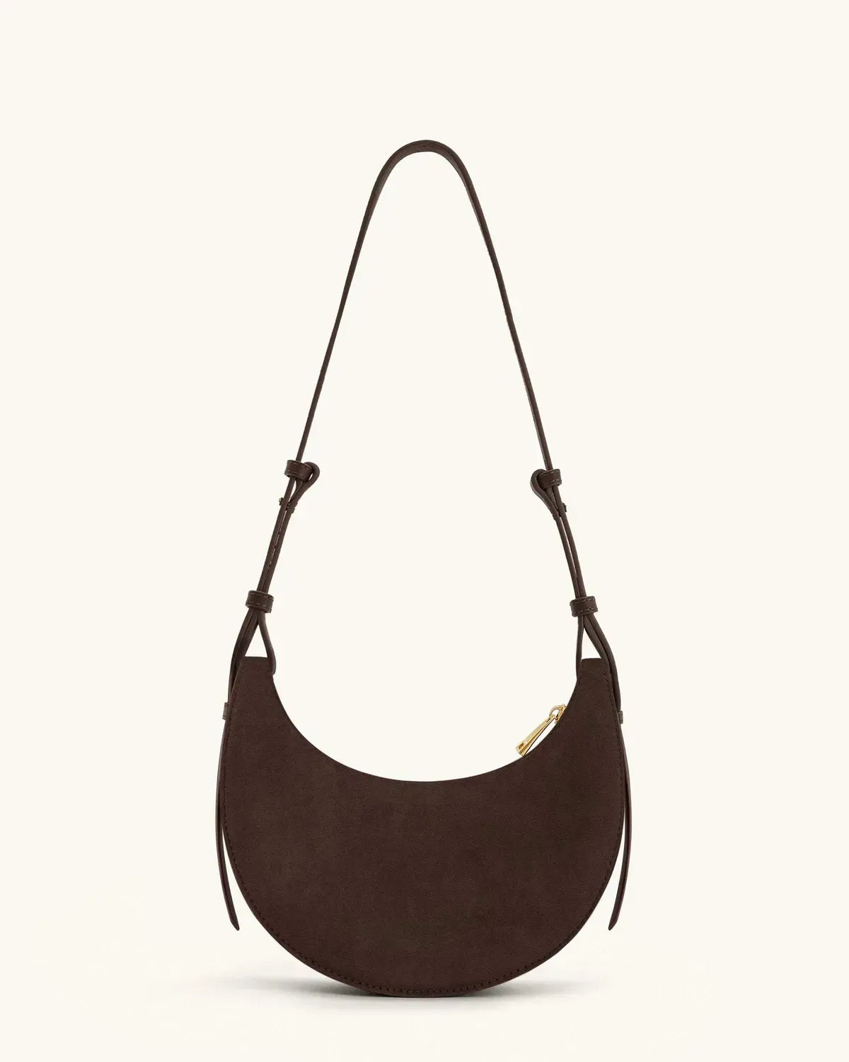 Жіноча сумка кросбоді JW PEI Sharon Faux Suede Crossbody Bag, кавова — фото 5