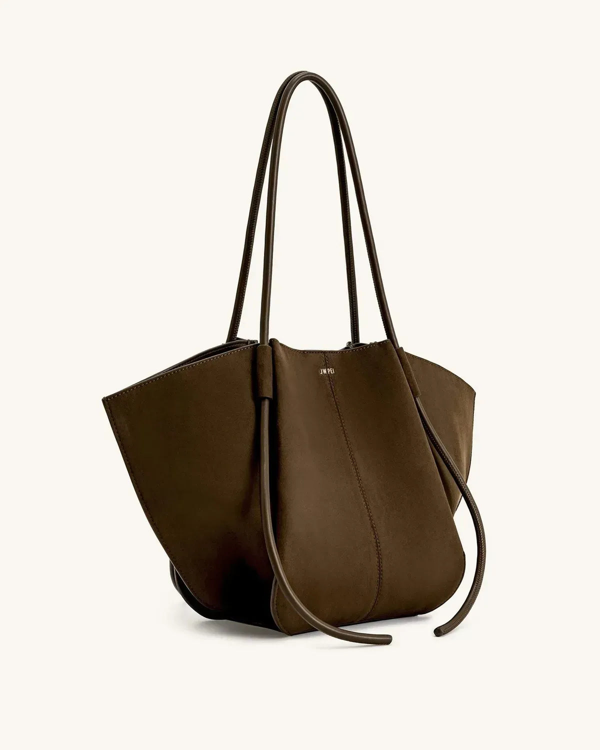 Жіноча сумка-тоут JW PEI Nala Wide Tote Bag, колір мокко — фото 6