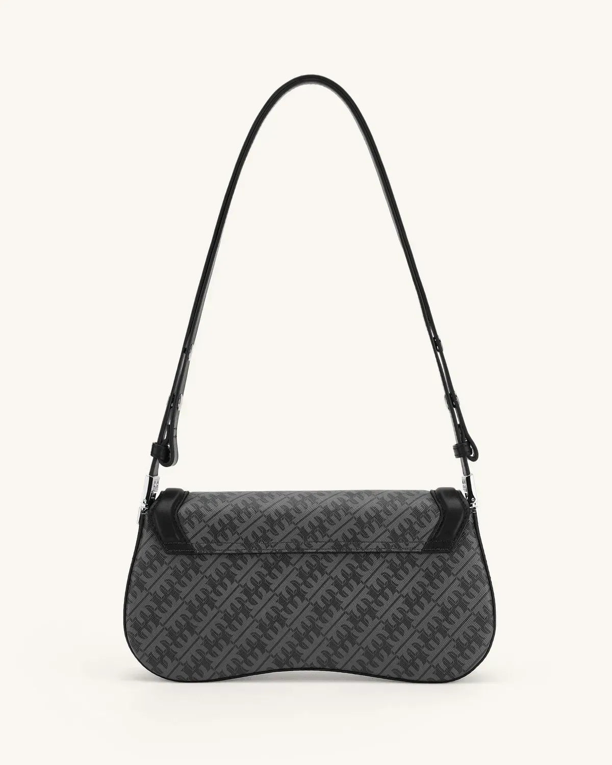 Жіноча сумка на плече JW PEI Fei Joy Shoulder Bag, графітово-чорна — фото 2