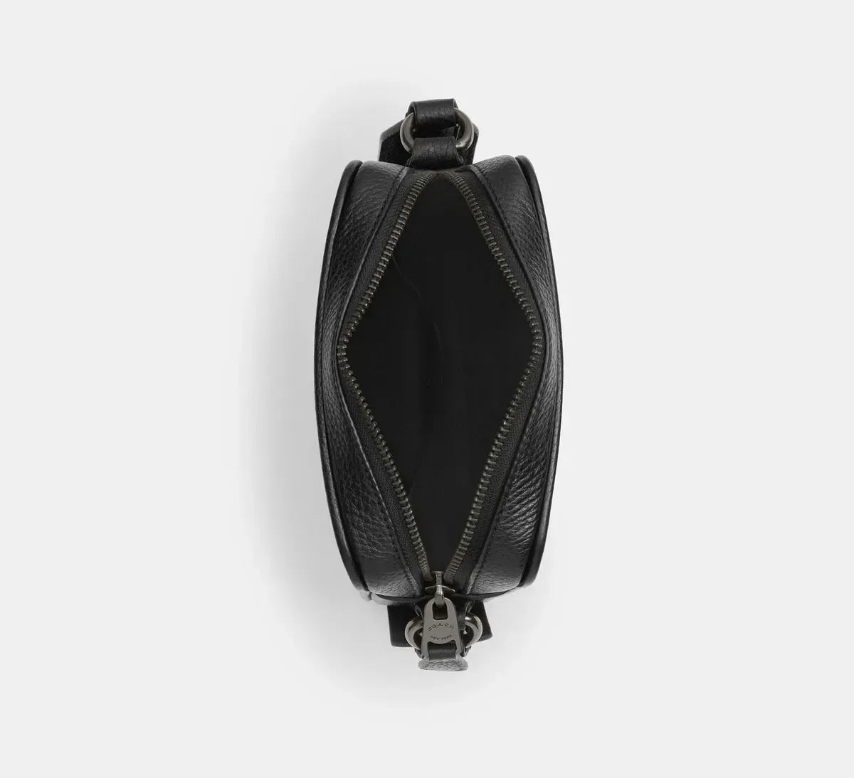 Чоловіча сумка кросбоді COACH Sullivan Crossbody Bag In Signature Canvas, Gunmetal / Charcoal / Black — фото 3
