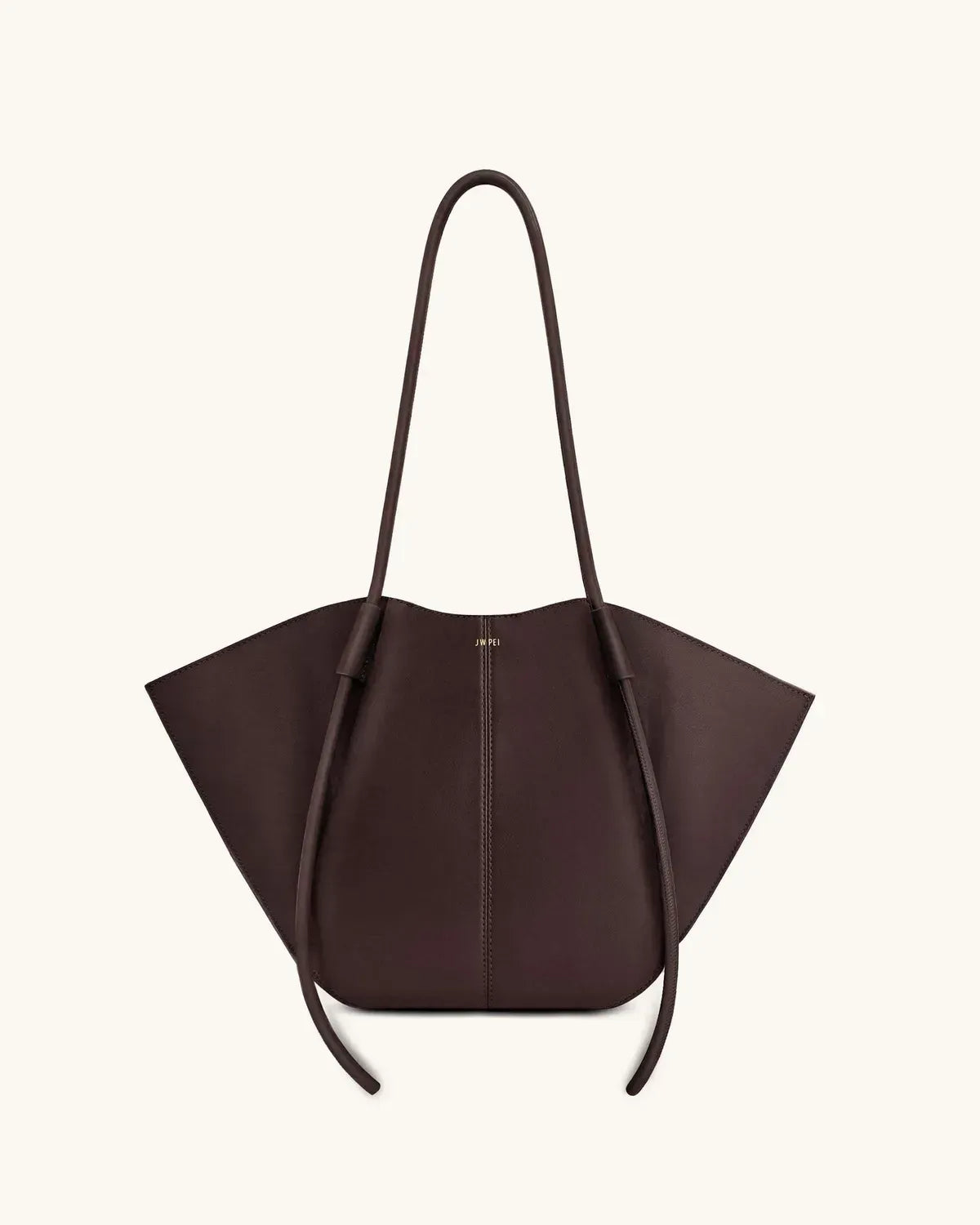 Жіноча сумка-тоут JW PEI Nala Wide Tote Bag, насичено-коричнева