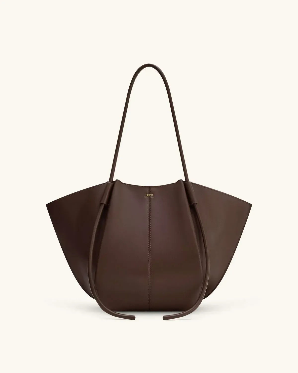 Жіноча сумка-тоут JW PEI Nala Wide Tote Bag, насичено-коричнева — фото 13