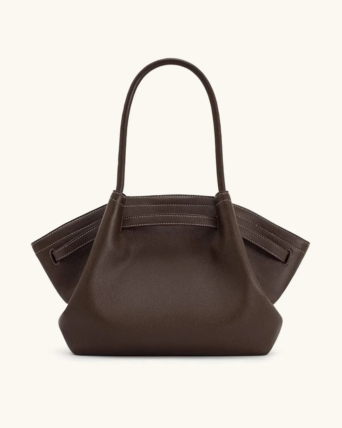 Жіноча сумка-тоут JW PEI Hana Large Tote Bag, темно-коричнева — фото 8