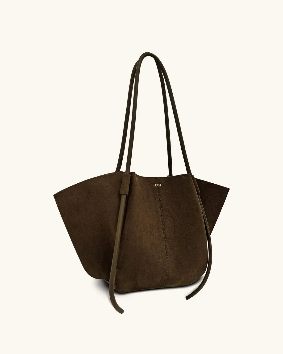 Жіноча сумка-тоут JW PEI Nala Wide Tote Bag, колір мокко — фото 2