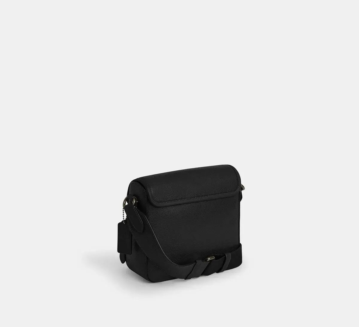 Чоловіча сумка кросбоді з клапаном COACH Sullivan Flap Crossbody Bag, Gunmetal Black — фото 3