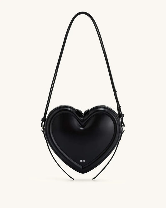 Жіноча сумка у формі серця JW PEI Arlene Heart Shaped Bag, чорна