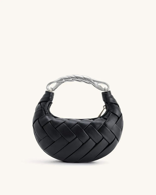 Жіноча сумка кросбоді JW PEI Orla Weave Handbag, чорна