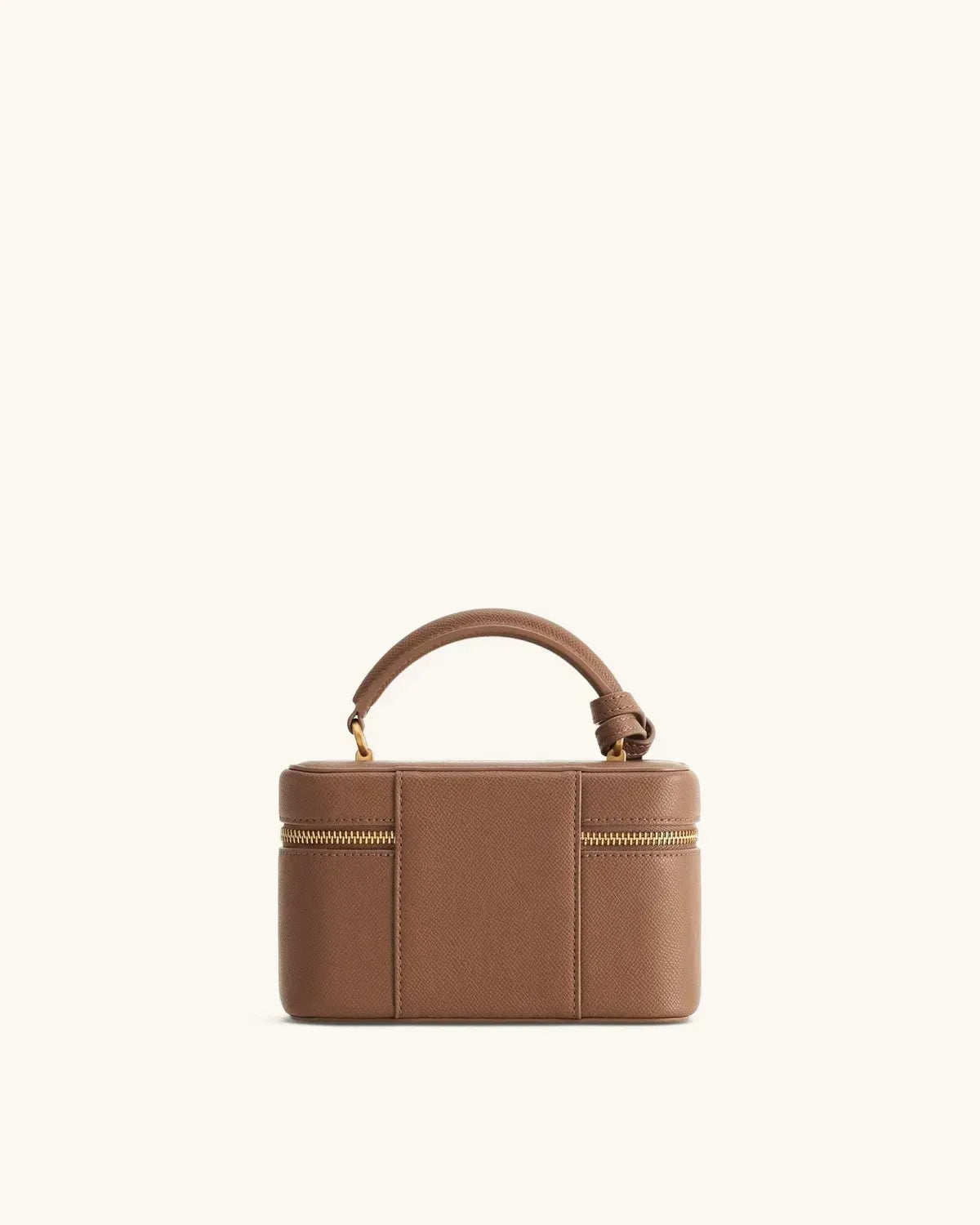 Жіноча сумка з верхньою ручкою JW PEI Cleo Box Shape Top Handle Bag, коричнева — фото 12