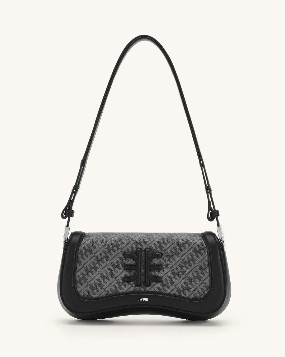 Жіноча сумка на плече JW PEI Fei Joy Shoulder Bag, графітово-чорна