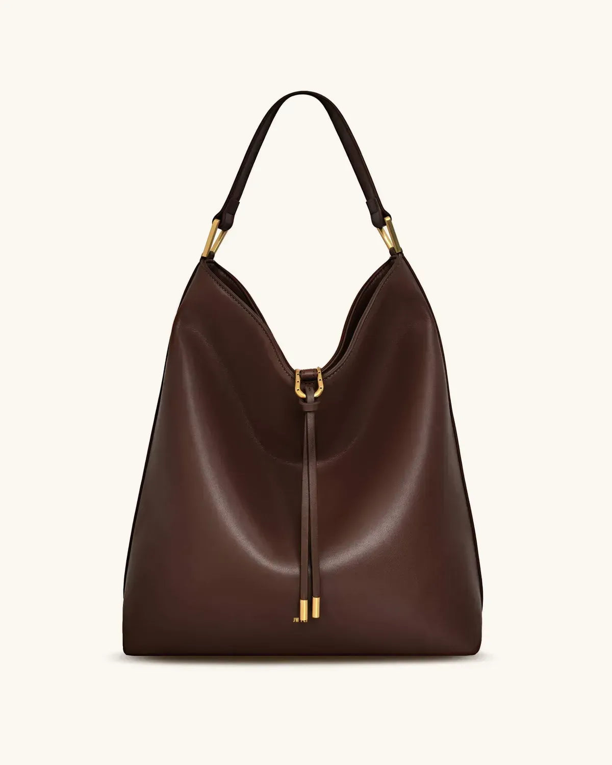 Жіноча сумка на плече JW PEI Aria Shoulder Bag, темно-коричнева