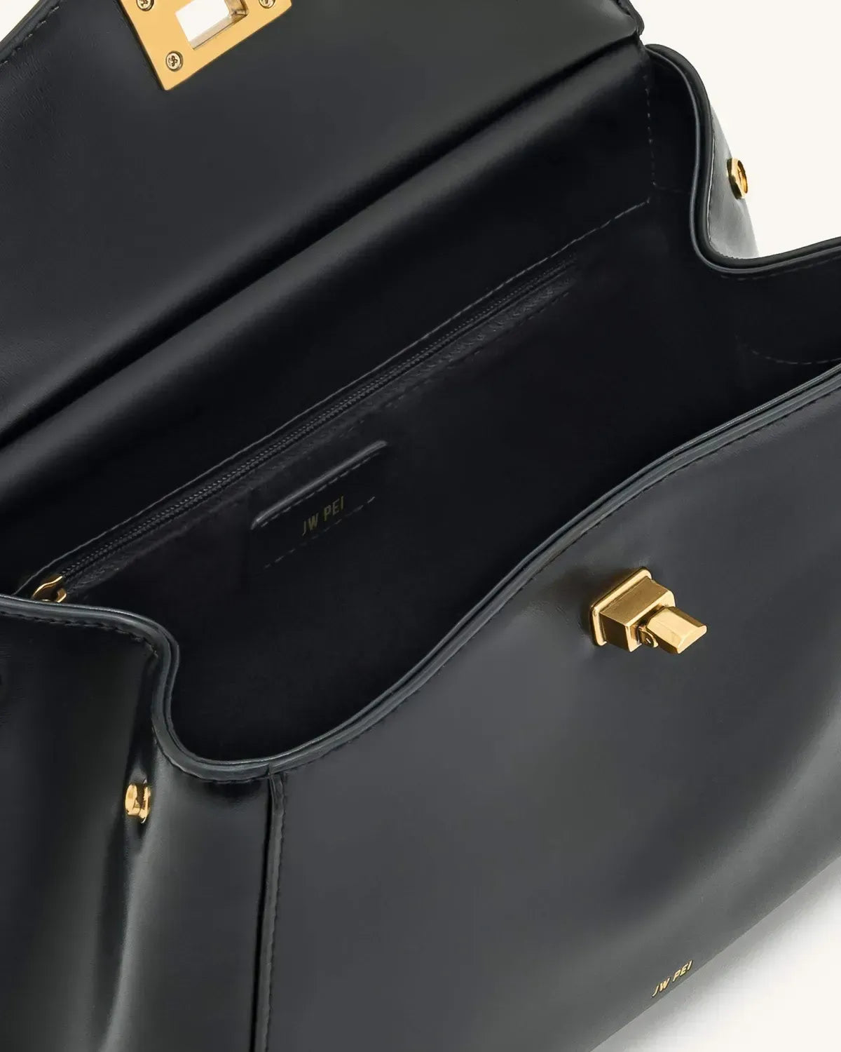 Жіноча сумка з верхньою ручкою JW PEI Lucia Classic Top Handbag, чорна — фото 4