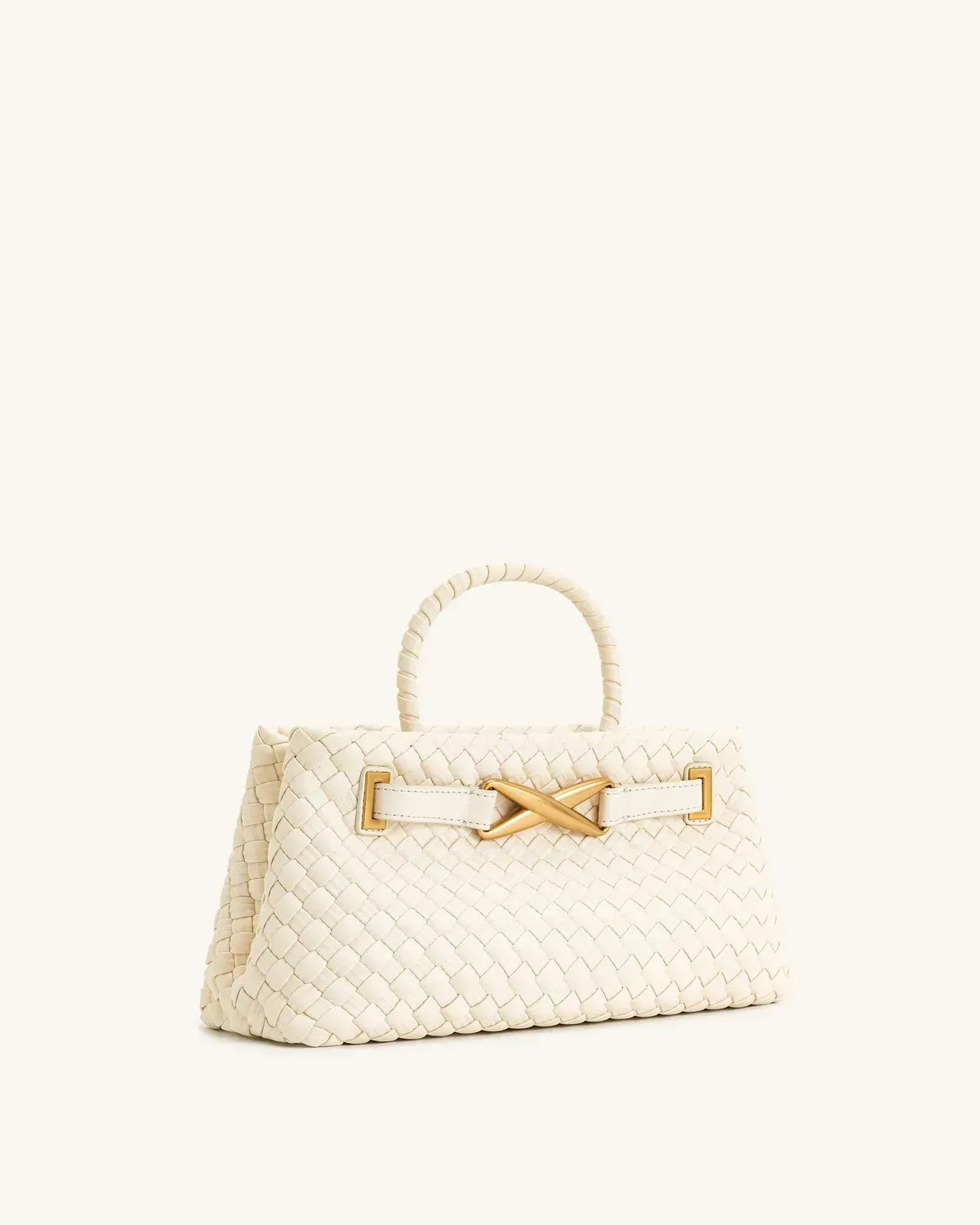 Жіноча сумка-тоут JW PEI Elora Woven Tote Bag, біла — фото 3