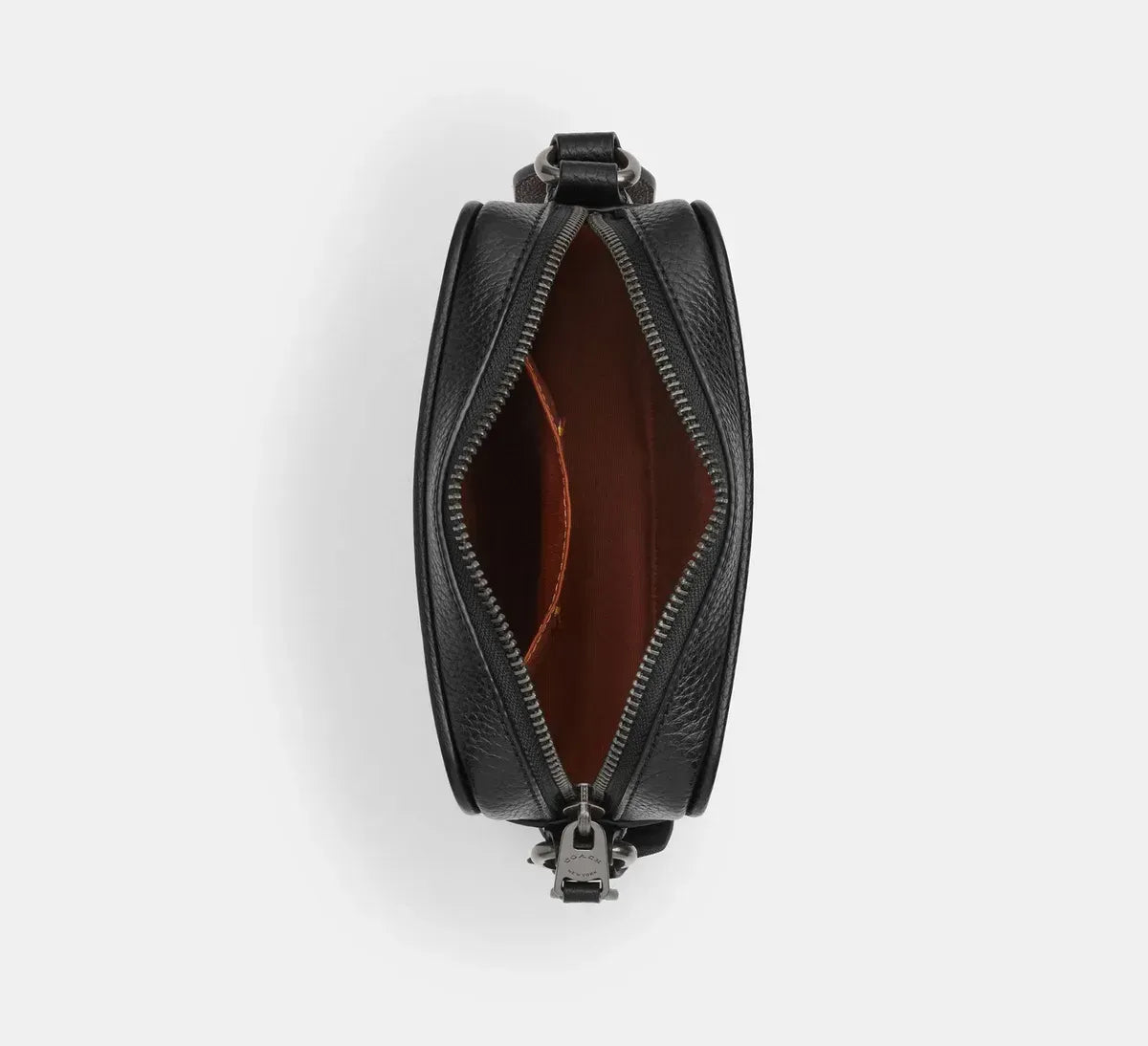 Чоловіча сумка кросбоді COACH Sullivan Crossbody Bag In Signature Canvas, Qb / Walnut / Black — фото 4