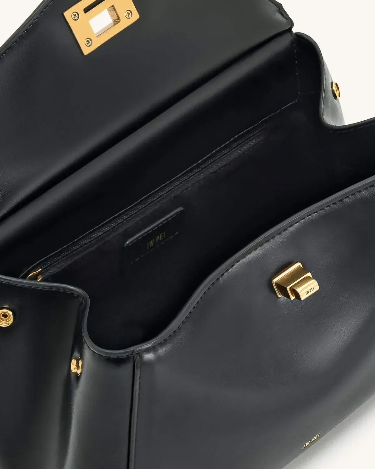 Жіноча сумка з верхньою ручкою JW PEI Lucia Classic Top Handbag, чорна — фото 7