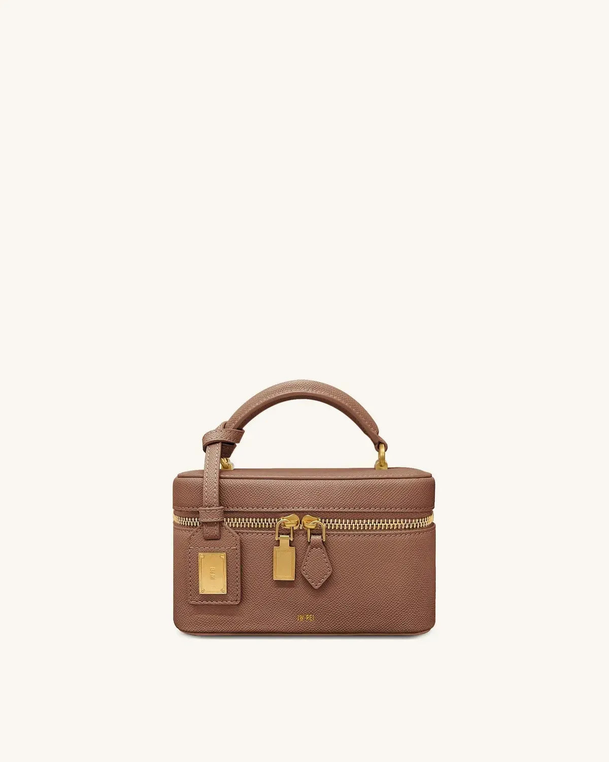 Жіноча сумка з верхньою ручкою JW PEI Cleo Box Shape Top Handle Bag, коричнева — фото 2