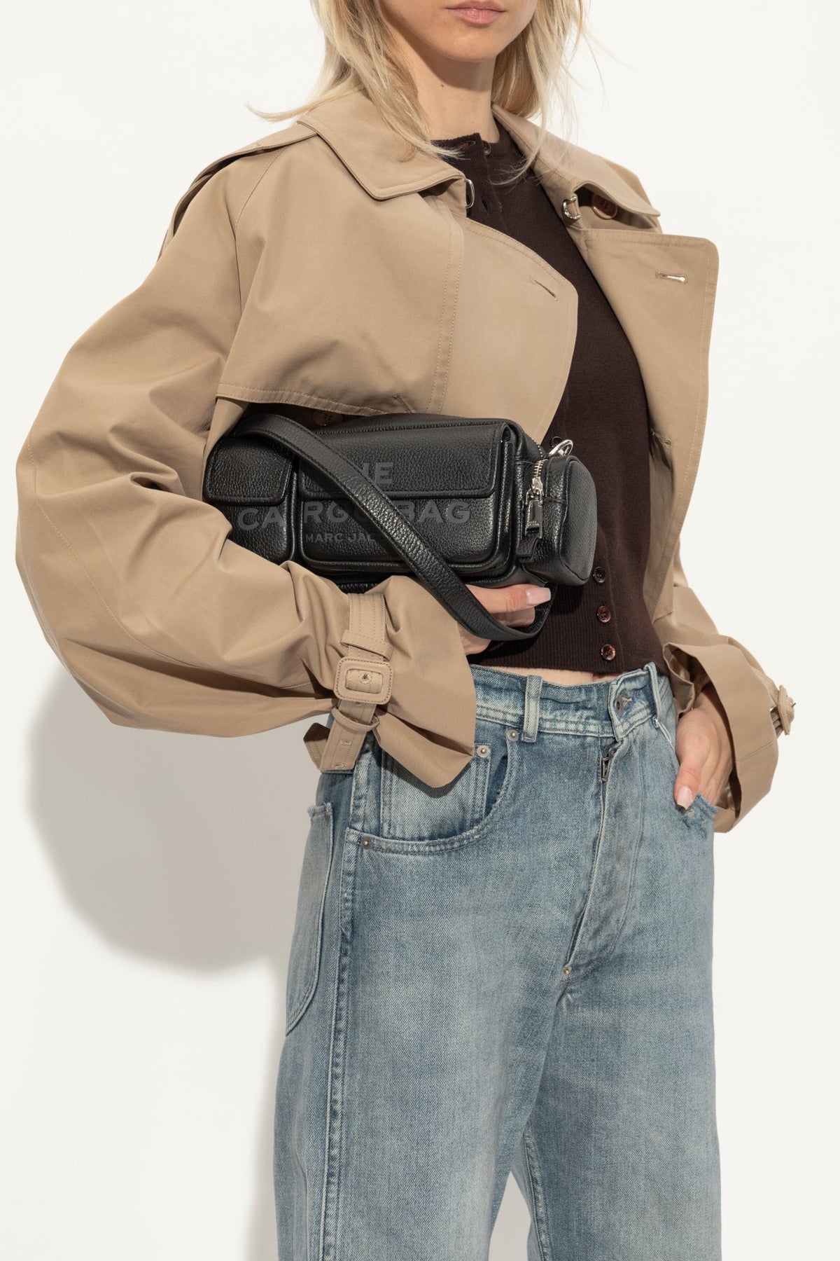 Marc Jacobs The Leather Cargo Bag Black