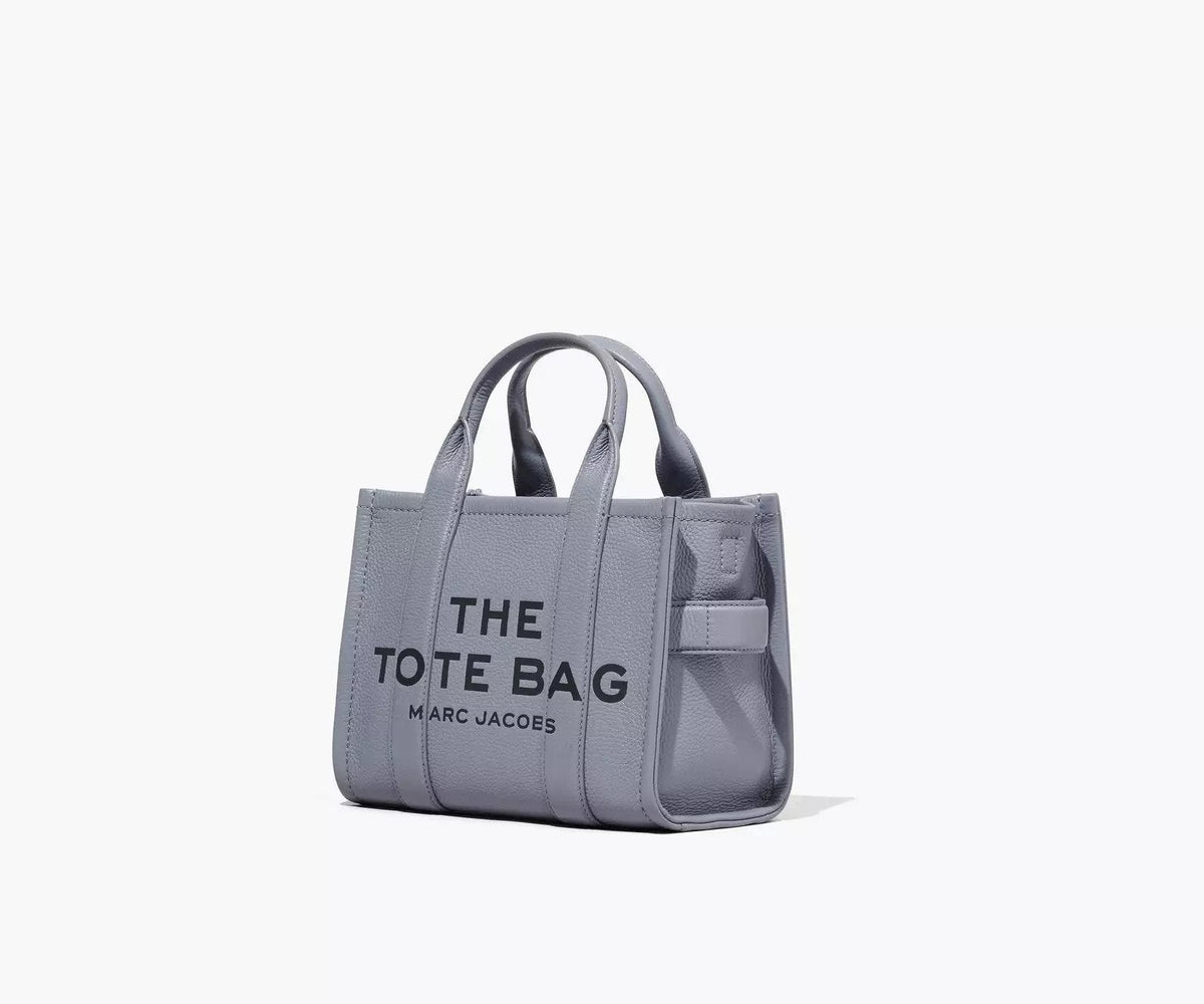 Marc Jacobs The Leather Small Tote Bag Wolf Grey