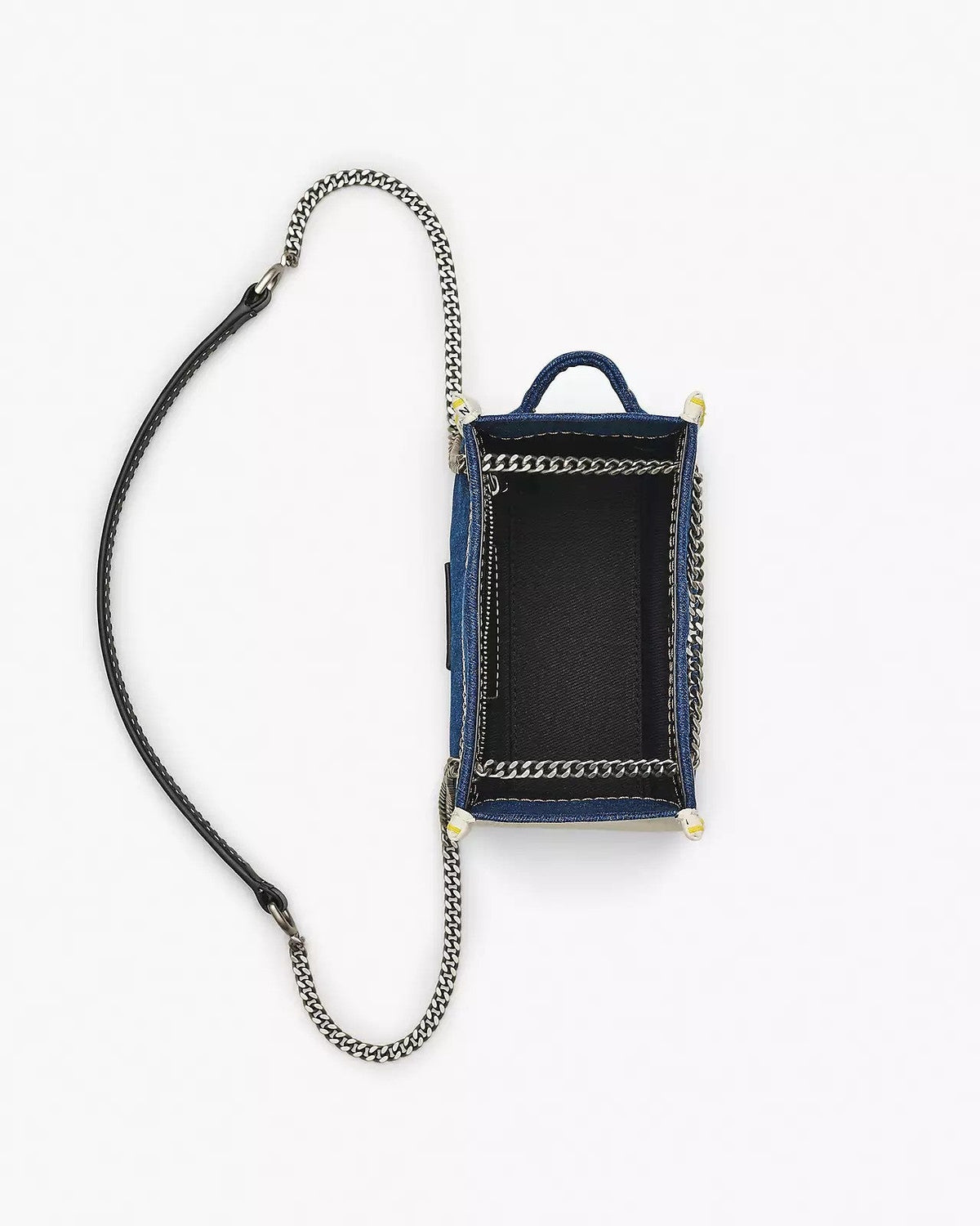 Marc Jacobs The Denim Dark Wash Chain Small Tote Bag