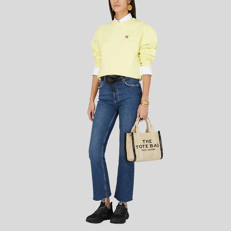 Marc Jacobs The Jacquard Small Tote Bag Warm Sand