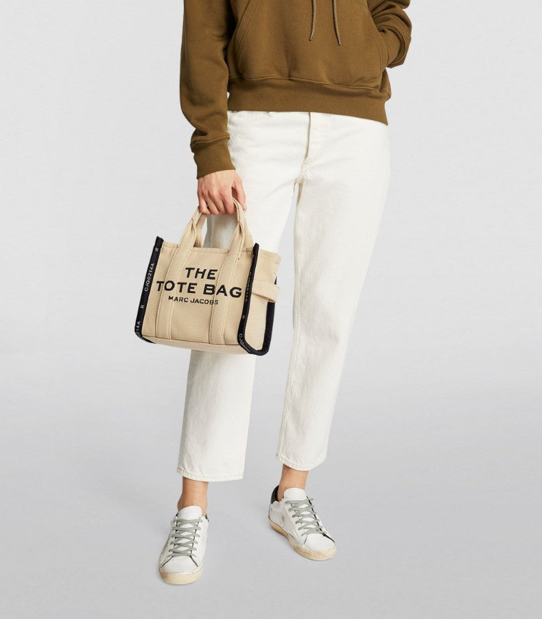 Marc Jacobs The Jacquard Small Tote Bag Warm Sand